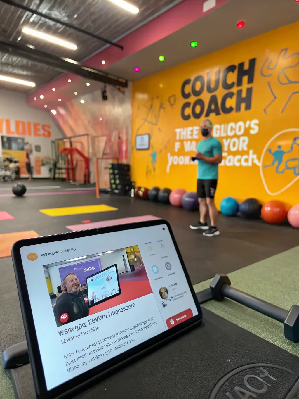 A screenshot of a coaching app interface showing personalized training plans and progress tracking for multiple clients.